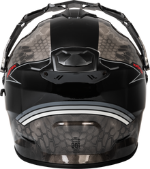 Trekker Cw Conceal Helmet Dual Shld Black/Grey/White 2x