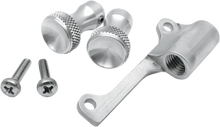 TODD'S CYCLE Enrichener Cable Relocation Bracket Kit with Knobs - Mikuni - Chrome TMK-1