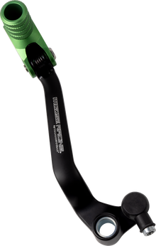 MOOSE OFFROAD Shifter Lever - Green - 20 mm Offset - Kawasaki 81-0350-10-30