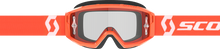 Primal Goggle Orange/White Clear Works