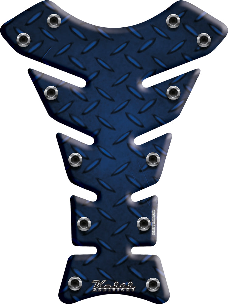 Tank Pad Diamond Plate Blue