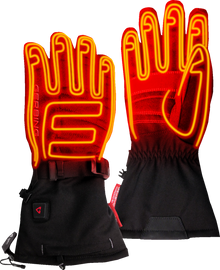 GERBING HEATED CLOTHING 7 V S7 Battery Heated Gloves - Black - 2XL GER-GVS7-M-B-XXL