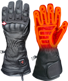 GERBING HEATED CLOTHING 7 V Hard Knuckle Battery Heated Gloves - Black - 2XL GER-GVHK-7V-B-XXL