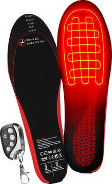 GERBING HEATED CLOTHING 3V Rechargeable Heated Insoles with Remote - Small/Medium GER-INS-3V-S-M