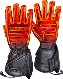 GERBING HEATED CLOTHING 12 V Extreme Hard Knuckle Heated Gloves - Black - 2XL GER-EXGL-12-B-XXL