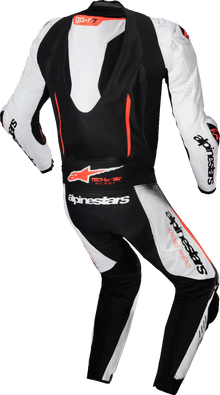 ALPINESTARS GP-R7 1-PC Leather Suit - White/Black/Red Fluo - US 52 / EU 62 3150125-233-62
