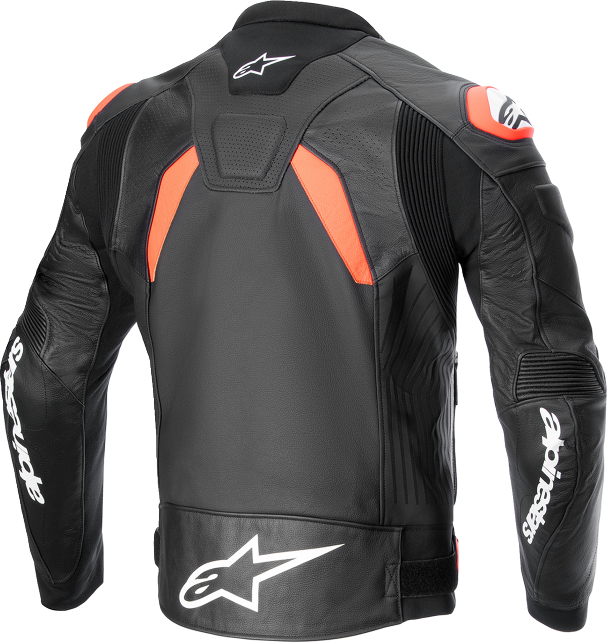 ALPINESTARS GP Plus R v4 Airflow Leather Jacket - Black/Red Fluo/White - US 50 / EU 60 3100624-1321-60