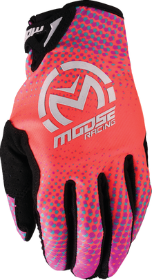 MOOSE OFFROAD SX1™ Gloves - Pink/Purple/Teal - XL 3330-8075