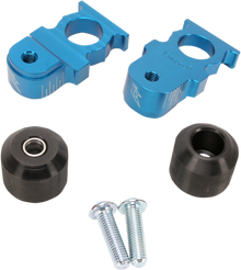 DRIVEN RACING Axle Block Sliders - Honda - Blue DRAX-103-BL