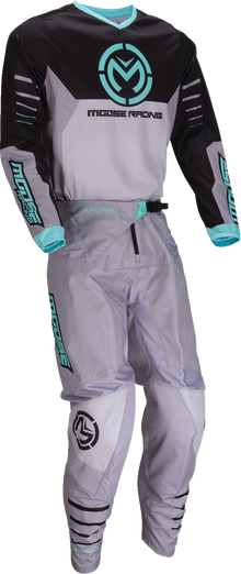 MOOSE OFFROAD Qualifier® Pants - Gray/Teal - US 30 2901-11823