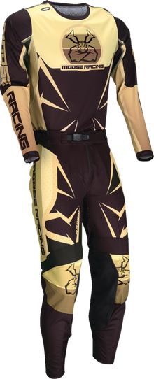 MOOSE OFFROAD Agroid Jersey - Brown/Black - Medium 2910-8146