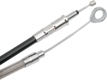 DRAG SPECIALTIES High-Efficiency Braided Stainless Steel Clutch Cable - Standard Full Length 5322405HE