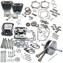 S&S Cycle 07-17 BT 124in Hot Set Up Kit - Wrinkle Black