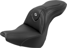 SADDLEMEN Roadsofa™ Seat - with Backrest - Carbon Fiber - FXBR/S '18-'20 818-31-185BR