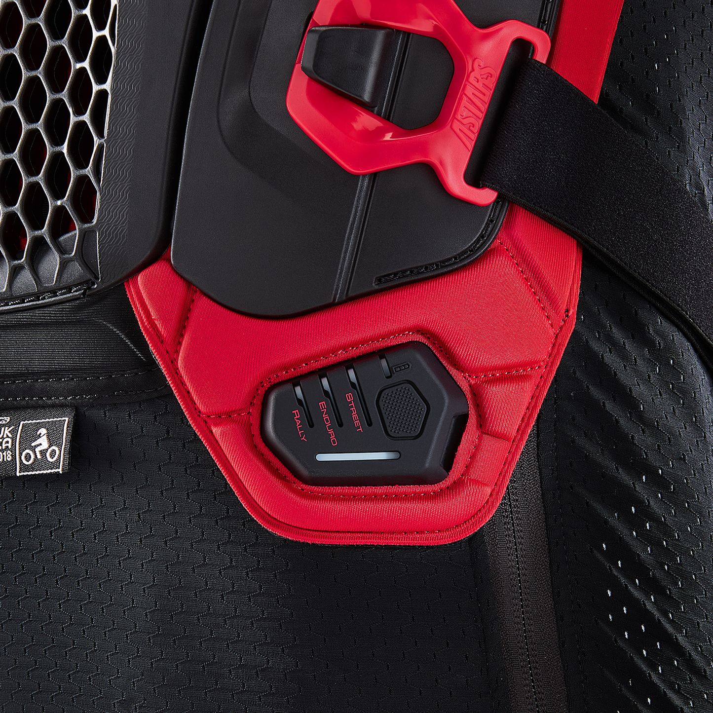 ALPINESTARS TECH-AIR Tech-Air® v2Off-Road System - Black/Red - XL 6507123-13F-XL