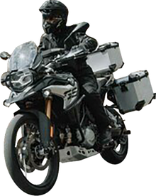 SW-MOTECH TRAX ADV Aluminum Case System - Silver - Honda Africa Twin '16-'17 KFT.01.622.70001/S