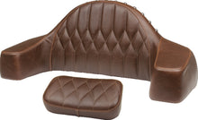 Mustang 14-21 Indian Chieftain,Chief,Dk Horse,Roadmaster,Vint Pass Backrest w/Diam Stitch - Brown