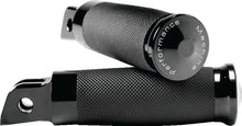 Performance Machine Footpegs ContourRider - Black Ano