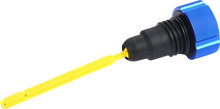 FIGURATI DESIGNS Performance Magnetic Oil Dipstick - Curved - Blue - '07-'16 Touring/Trike FDP01-TCSM-B