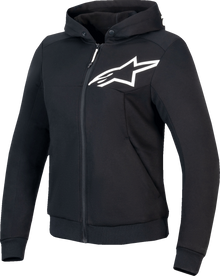 ALPINESTARS Stella Chrome v2 Sport Hoodie - Black/White - Large 4210225-12-L