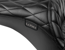 LE PERA Maverick Seat - without Backrest - Diamond Stitch - Black - FLH/FLT '23-'25 LV-957DM