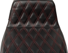 LE PERA Tailwhip Seat - Red Double Diamond Stitch - FLH/FLT '23-'25 LV-587DD-R01