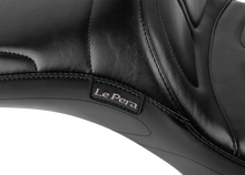 LE PERA Maverick Daddy Long Legs Seat - With Backrest - Black - FLH/FLT '23-'25 LV-957DLBR