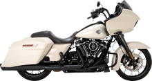 VANCE & HINES Razorback 450 Slip-On Mufflers - Black - M8 Bagger 47960