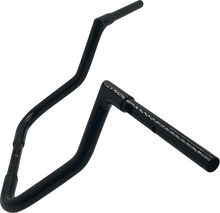 FAT BAGGERS INC. 1-1/4" EZ Install Flat Top Handlebar - Reduced Reach - 13" - Black 745013-B