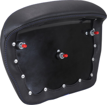 MUSTANG Chopped Tour-Pak® Pad - Sky Blue Stitching - FLH/FLT '23-'25 88440SB
