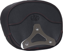 MUSTANG Deluxe Sissy Bar Pad - Diamond - Dark Cherry Stitch - FLT/FLH '23-'25 88450DC