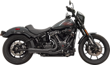 BASSANI XHAUST 2-into-1 Ripper Exhaust System with Megaphone Muffler - Short - Black - 49-State - M8 Softail 1S75RBE