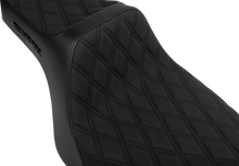 SLYFOX High Noon Seat - Double Diamond - Black Logo - Black Stitch - FLH/FLT '23-'25 4704C-SlyFox