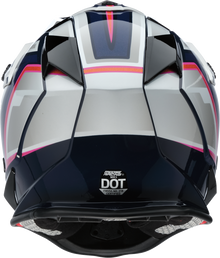 MOOSE OFFROAD MR3 Helmet - F.A.F. - White/Navy/Pink - XL 0110-8951