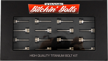 TRASK Bitchin' Bolts Hardware Kit - Titanium - M8 - Rocker Box TM-1050-D