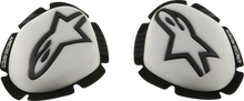 ALPINESTARS GP Plus Knee Sliders - White/Black 6400226-21