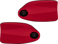 KLOCK WERKS Flare® Handguards - Harley-Davidson Cable Clutch - Red KWS-01-0129-CC