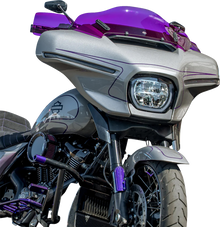 KLOCK WERKS Flare® Handguards - Harley-Davidson Hydraulic Clutch - Purple KWS-01-0134-HC