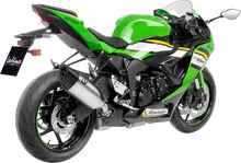 LEOVINCE LV-14 R Slip-On Muffler - Stainless Steel - Kawasaki ZX-6R 15625U
