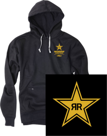 FACTORY EFFEX Rockstar Icon Hoodie - Black - Large 29-88604