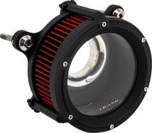 TRASK 68 mm Assault Charge Air Cleaner - Flat Black - Gen 2 M8 TM-1025BK