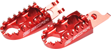 SCAR RACING Standard Foot Pegs - Red - Honda/Kawasaki S3215R