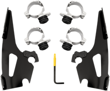MEMPHIS SHADES Fats/Slim/Sportshield Mounting Kit - Black - Scout MEB2019