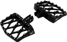 BURLY BRAND MX-Evolution Mini Floorboards - Black - FL/FX B13-1019B