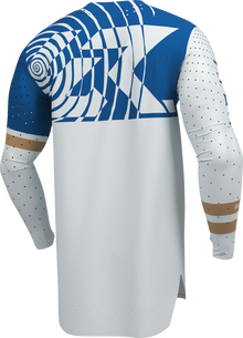 THOR Sportmode Mind Control Jersey - Light Gray/Blue - Medium 2910-8768