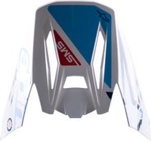 S M5 Action Visor White/Cyan/Blue