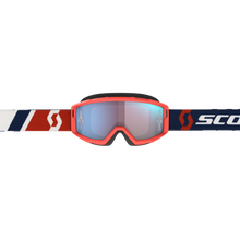 Primal Goggle Red/Blue Blue Chrome Works Lens