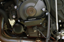 WOODCRAFT Yamaha FZ-10 (MT10) LHS Stator Cover Protector Black Anodized with Choice of Skid Plate