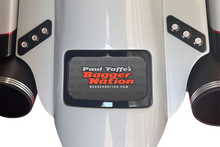 PAUL YAFFE BAGGER NATION Rear Fender Kit - With Side Covers - Black Plate Frame - Thunder Bolts PYO:KIT-3PC-DOSTDTPB
