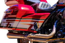 PAUL YAFFE BAGGER NATION Swoop Side Covers - Smooth - Factory Stretched Saddlebags - HD PYO:SSC-SM-14L-CVO